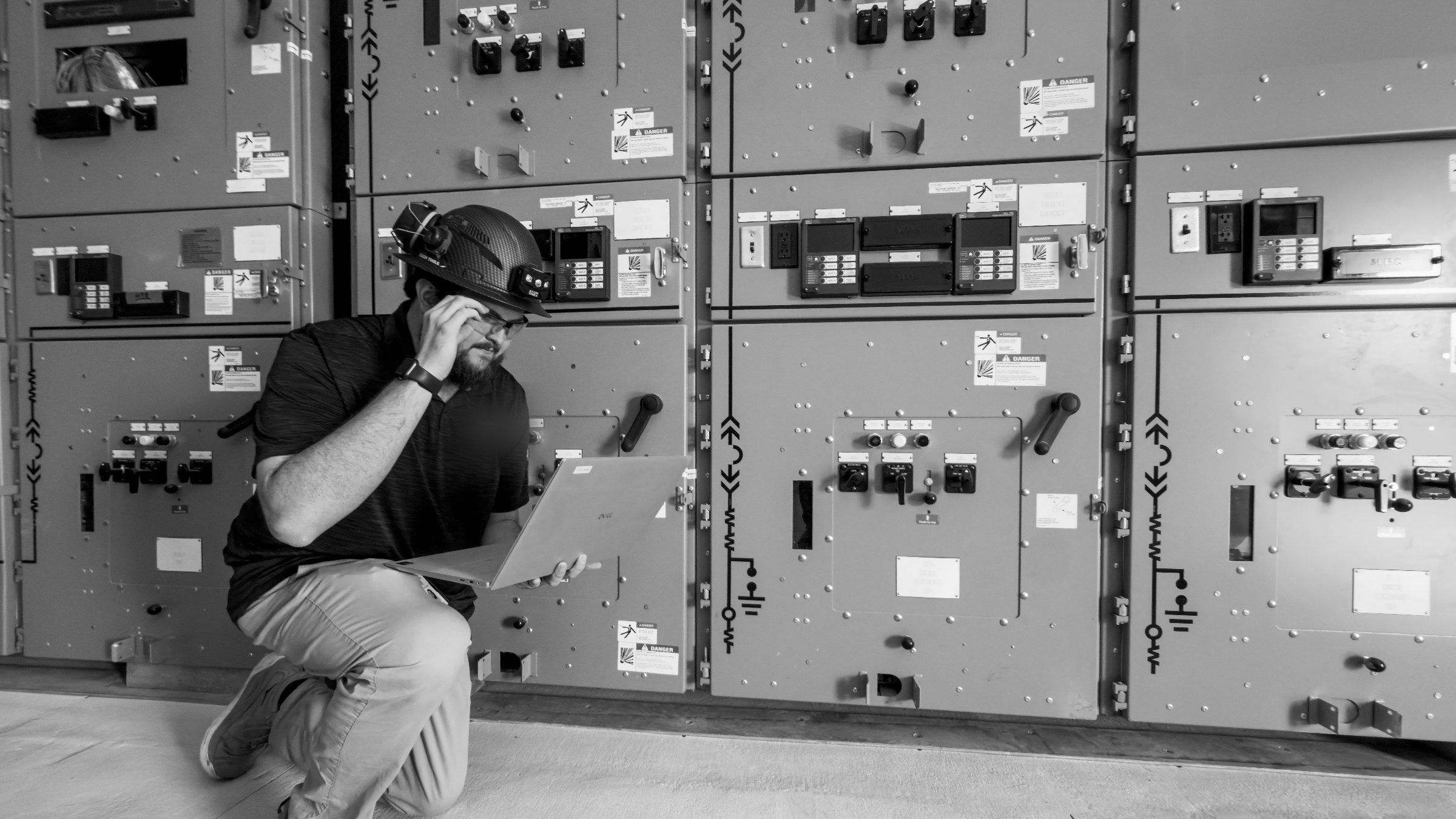 480 V switchgear lineup